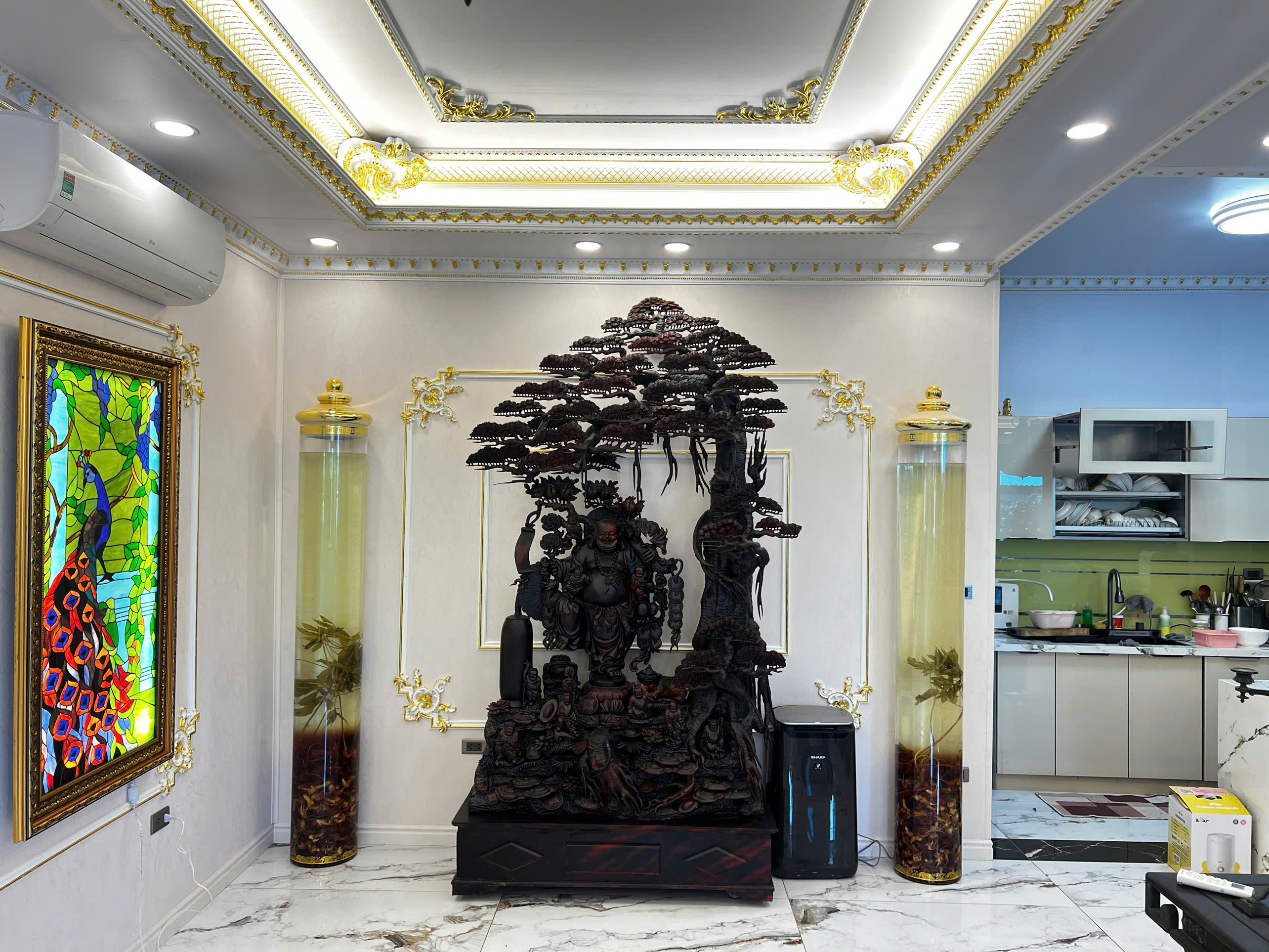 ỐP TƯỜNG NANO PHÒNG THỜ